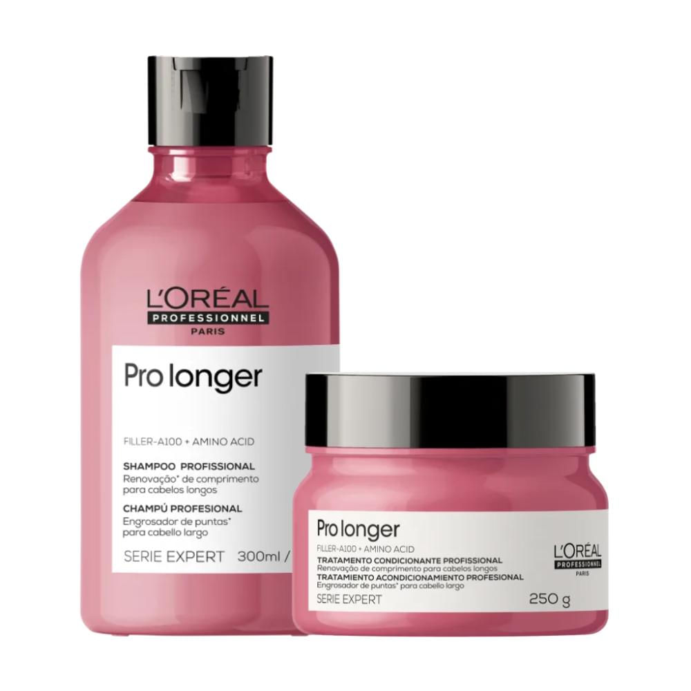 Kit L'Oréal Professionnel Pro Longer Shampoo 300ml + Máscara 250G