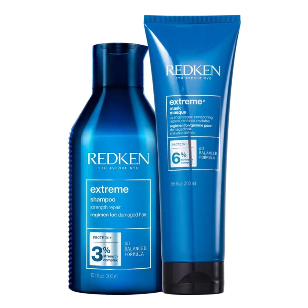 Kit Redken Extreme Shampoo 300ml + Máscara 250ml