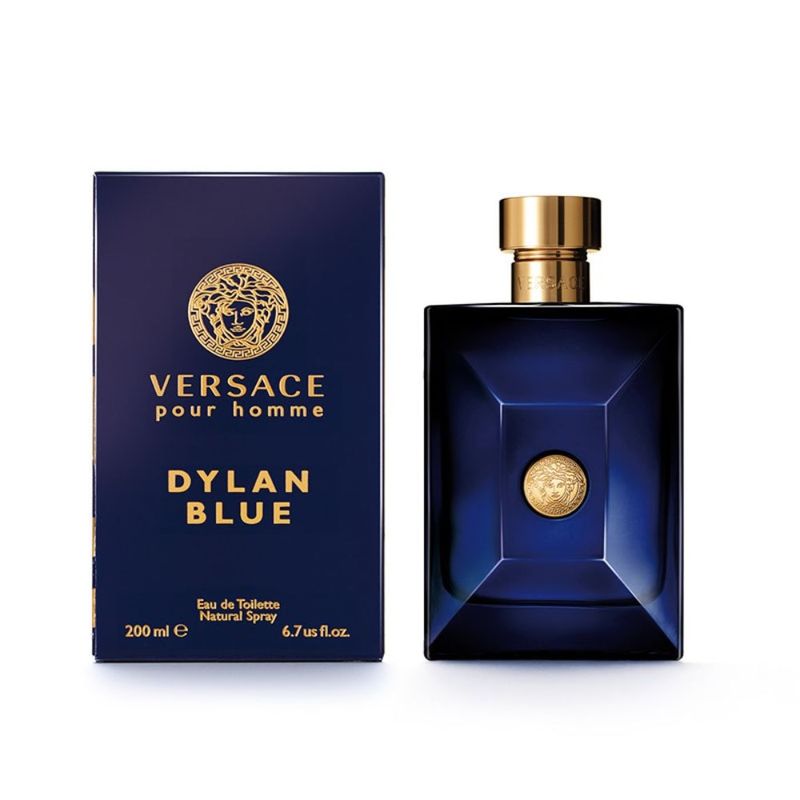 Versace Dylan Blue オードトワレ 200ml Dylan Blue Pour Homme Versace Eau de Toilette Masculino-200 ml