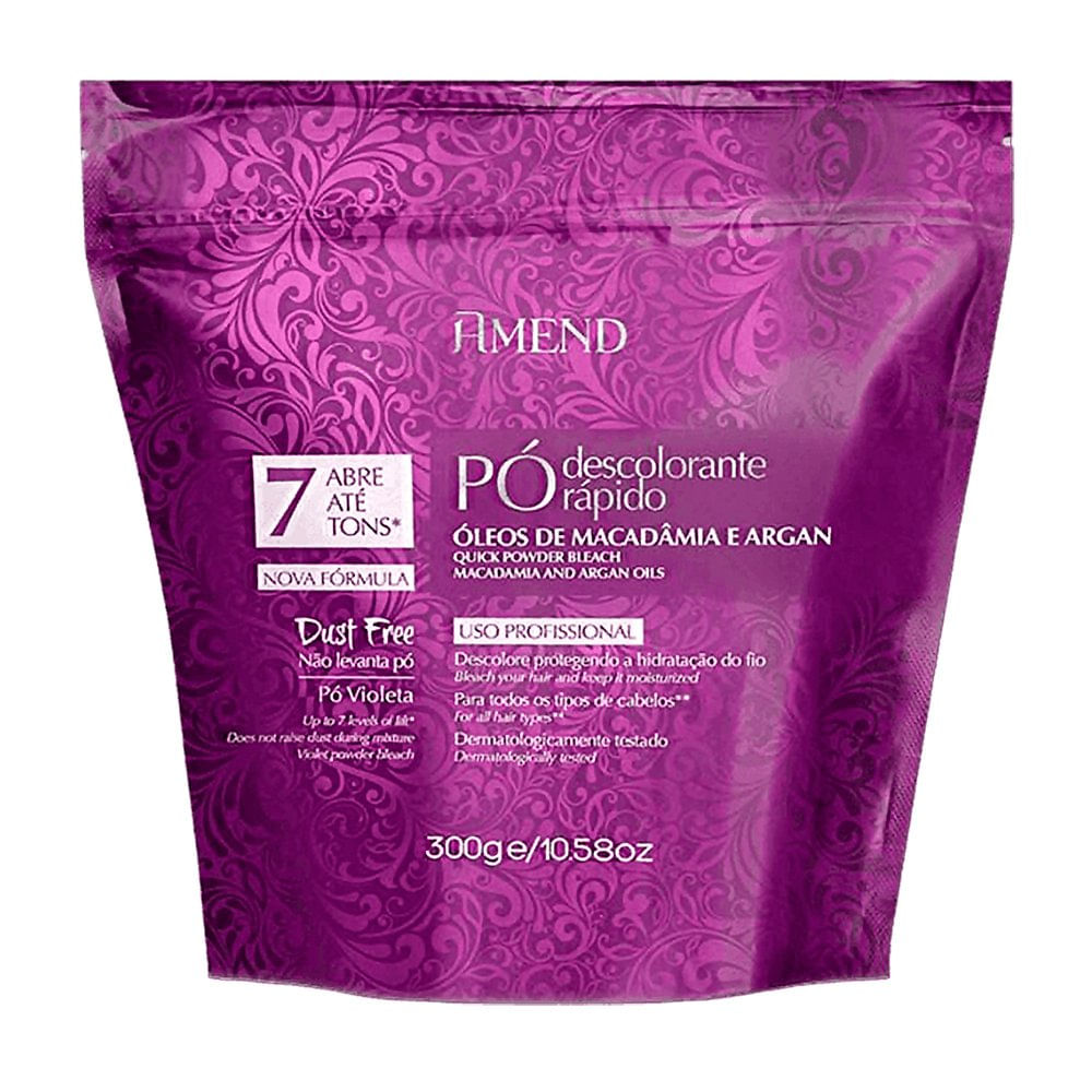 Pó Descolorante Pouch Amend Rápido com Óleos de Macadâmia e Argan 300g
