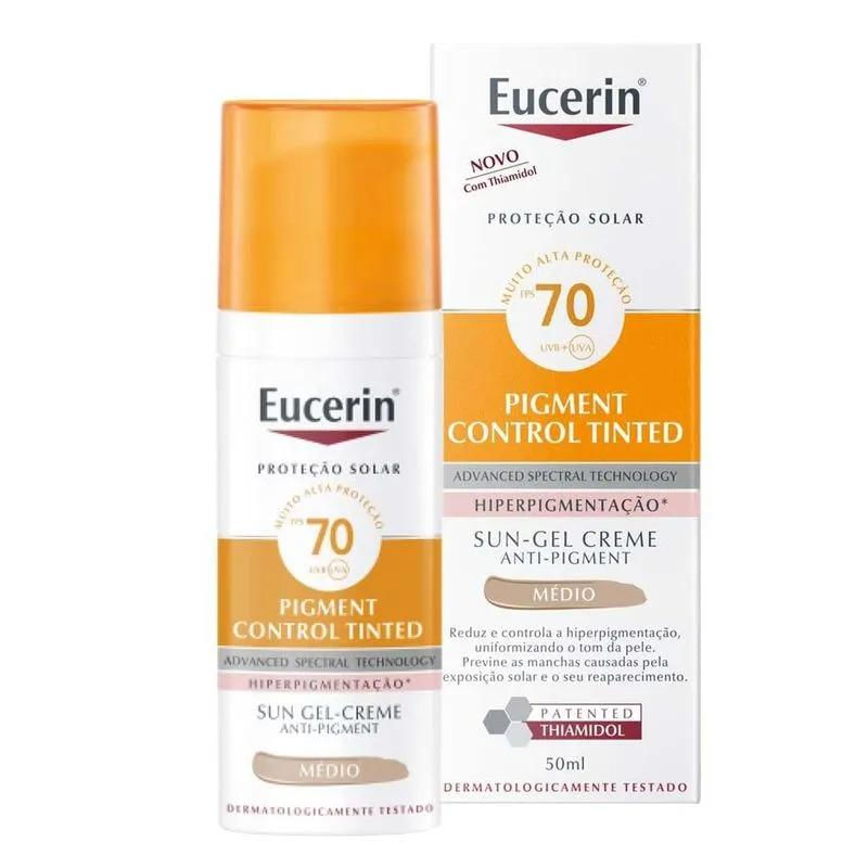 Eucerin Pigment Control Tinted FPS70 Médio Prot Facial 50ml