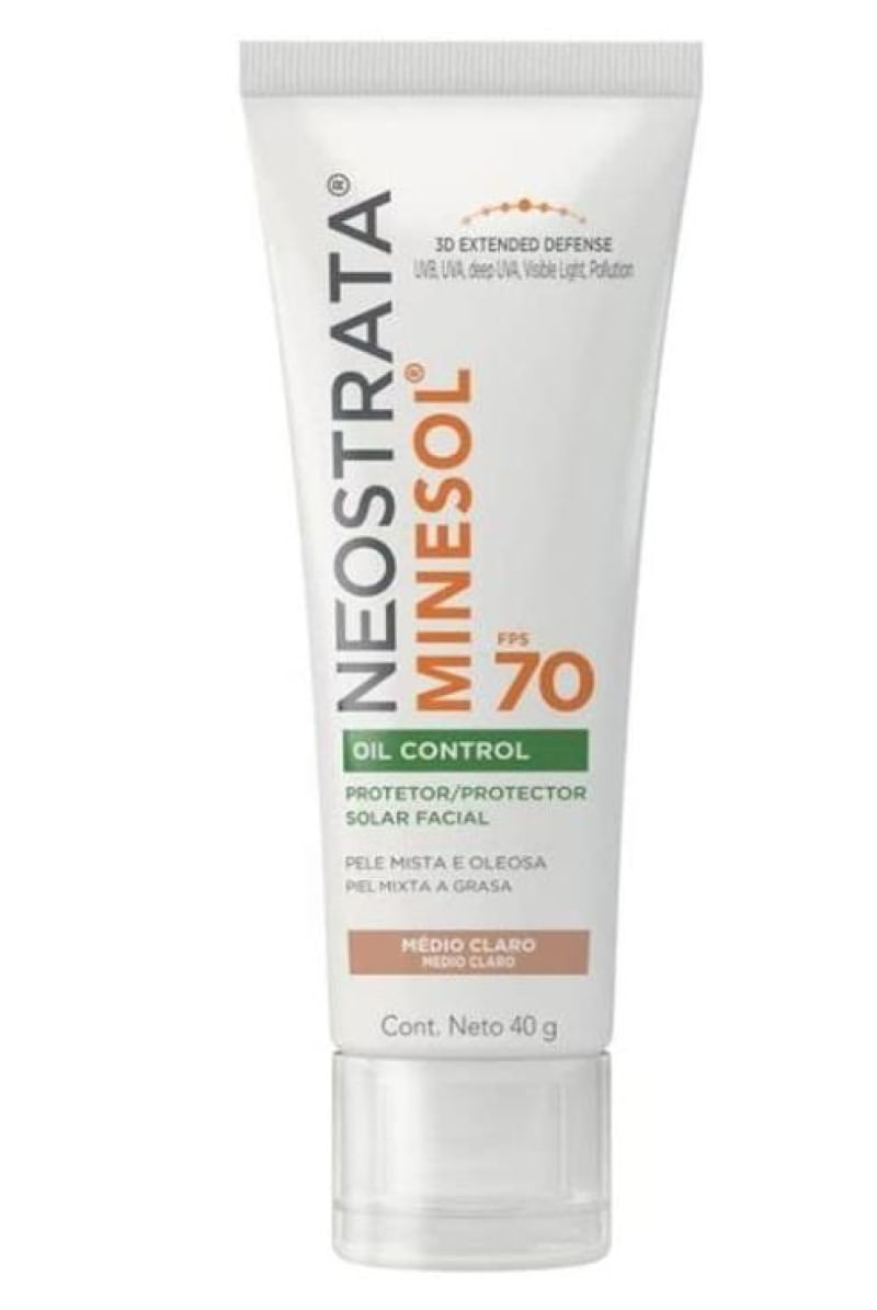 Neostrata Minesol Oil Control FPS70 Médio Claro 40g