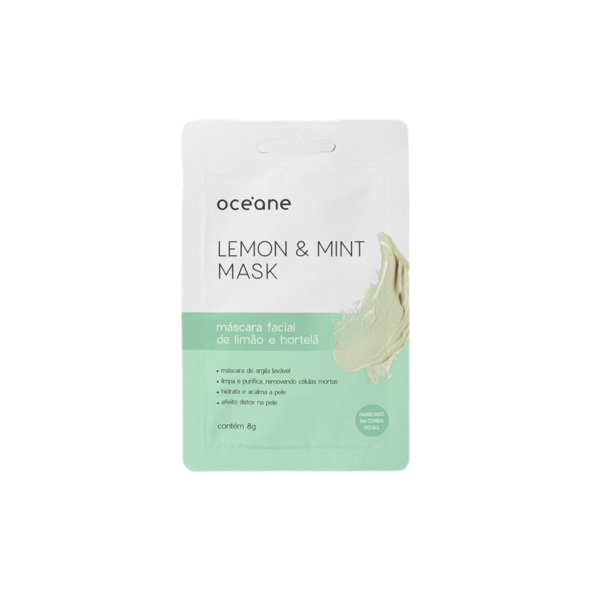 Máscara Facial de Limão e Hortelã - Lemon And Mint Mask 8g
