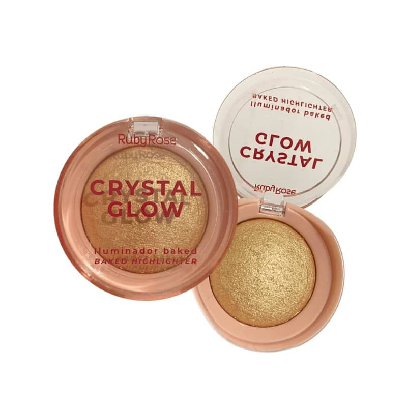 Ruby Rose Crystal Glow Solar Flare - Iluminador 6,5g