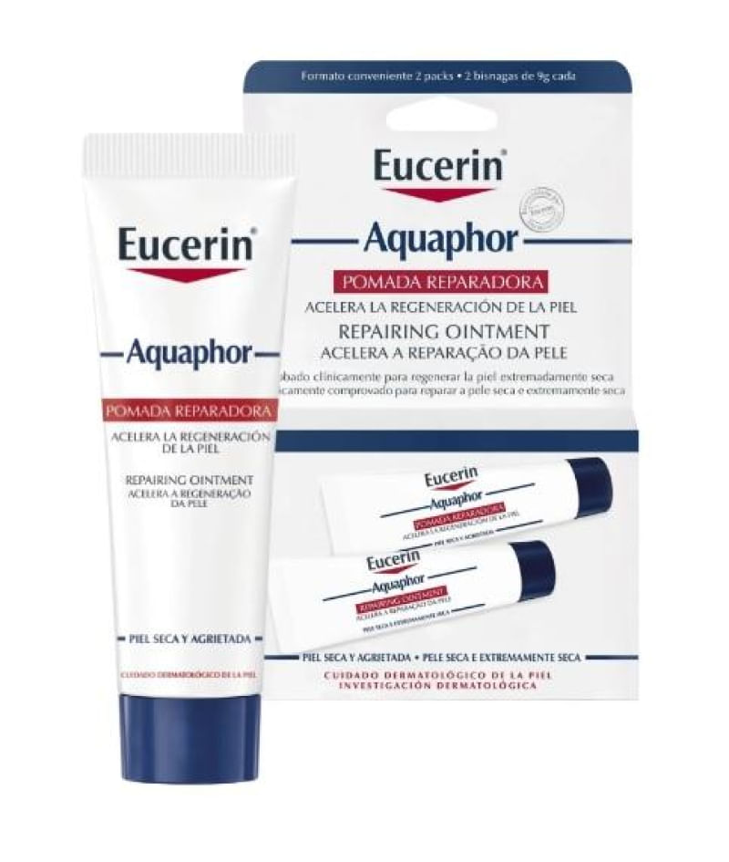 Eucerin Creme Reparador Intensivo Aquaphor 2 unidades