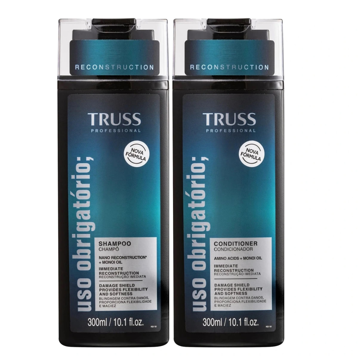 Kit TRUSS Uso Obrigatório Reconstruction Shampoo 300ml + Condicionador 300ml