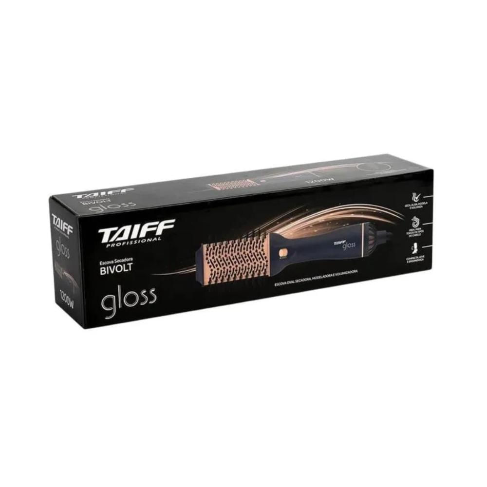 Escova Secadora Taiff Gloss Blue Bivolt