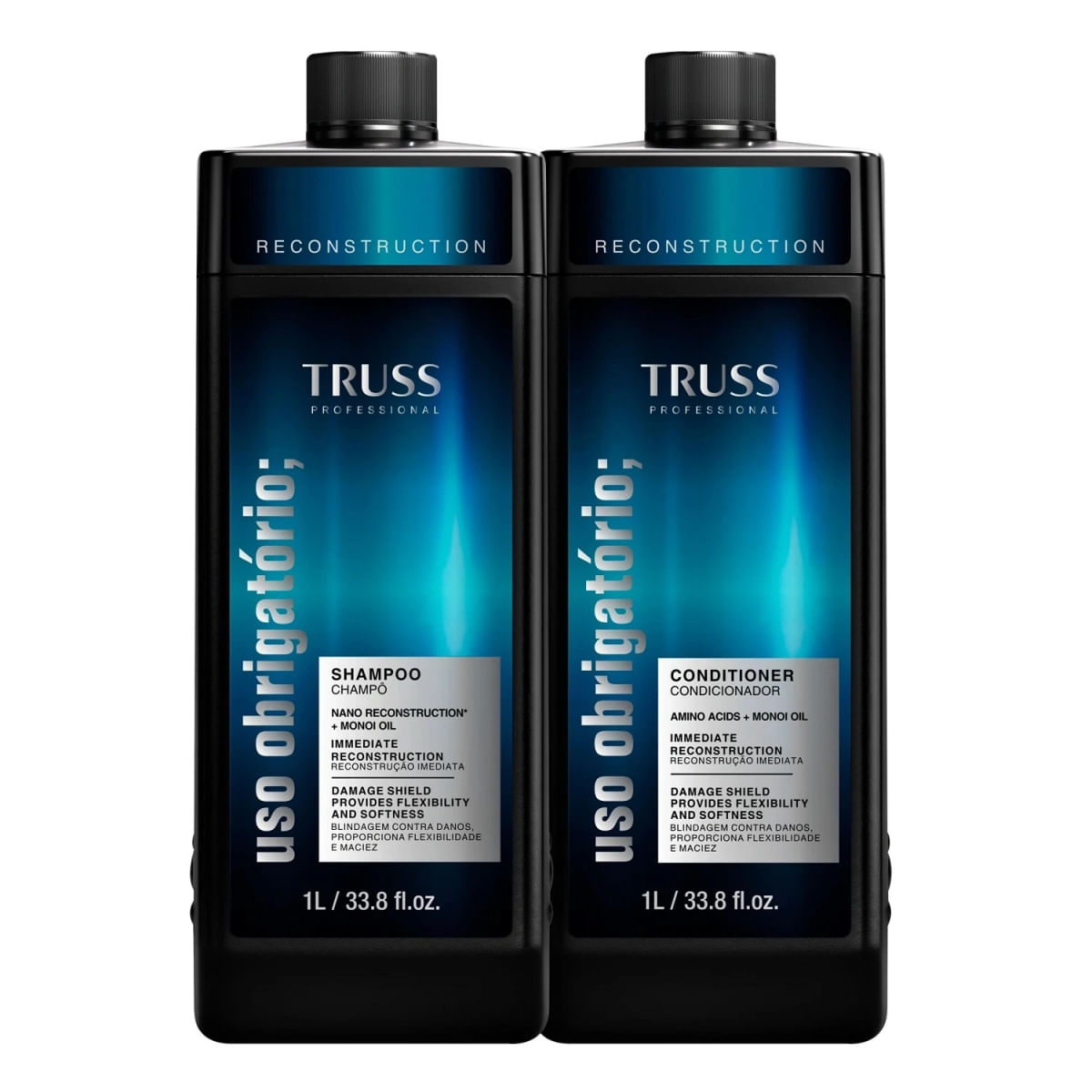 Kit TRUSS Uso Obrigatório Reconstruction - Shampoo 1L + Condicionador 1L