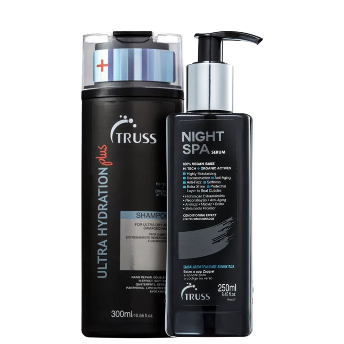 Kit Truss Ultra Hydration Plus - Shampoo 300ml + Night Spa 250ml