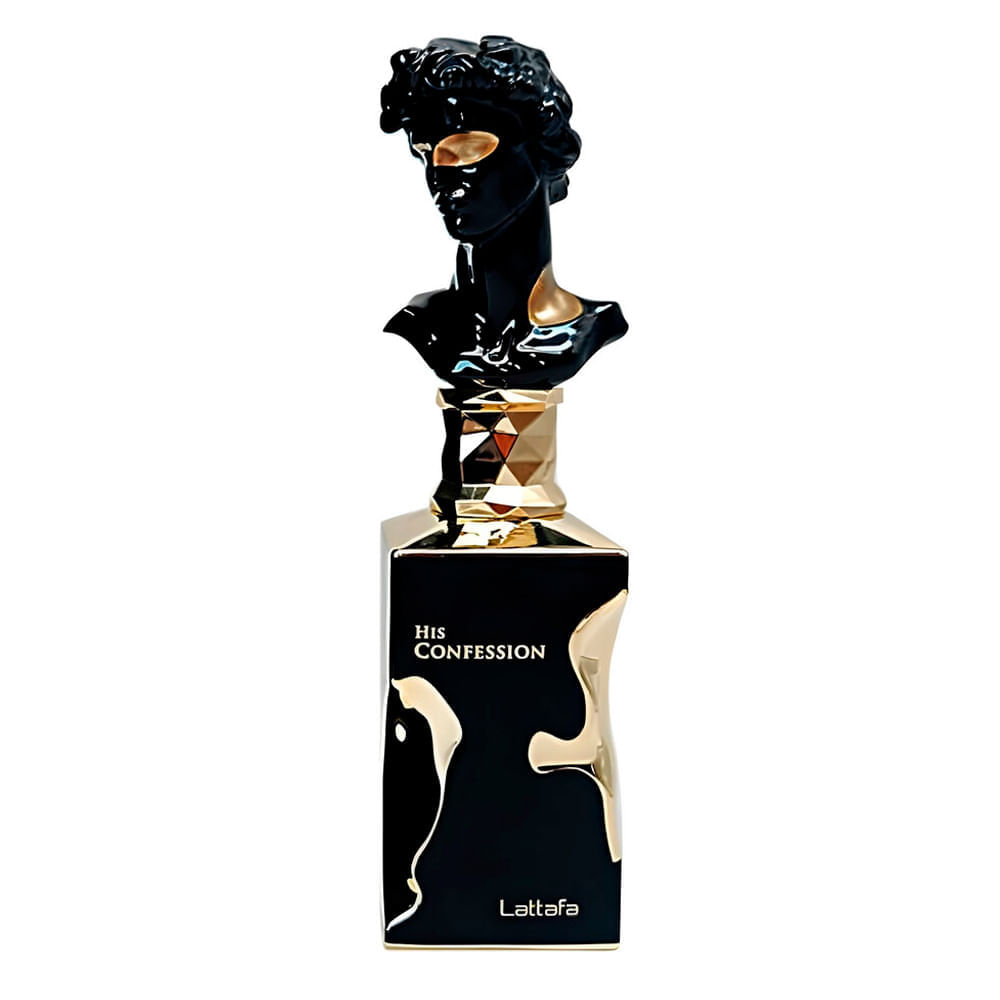 Lattafa His Confession Eau de Parfum  Perfume Árabe Masculino  100ml