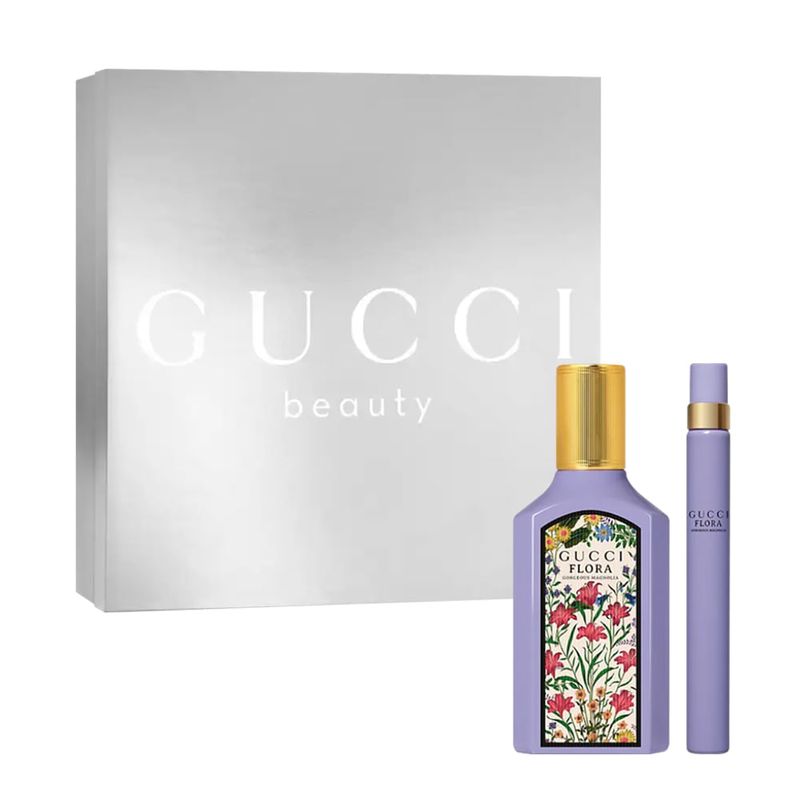 グッチ GUCCI FLORA GORGEOUS MAGNOLIA 50ml Kit Gucci Flora Gorgeous Magnolia Feminino - Edp 50ml + Travel
