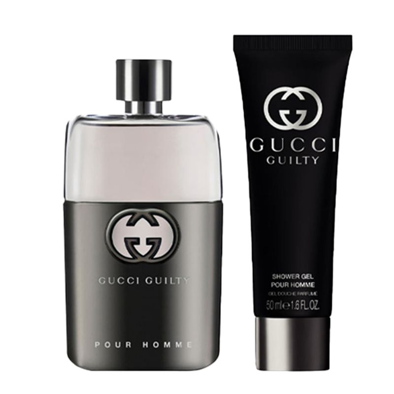 Kit Gucci Guilty Masculino - Eau de Toilette 50ml + Gel de Banho