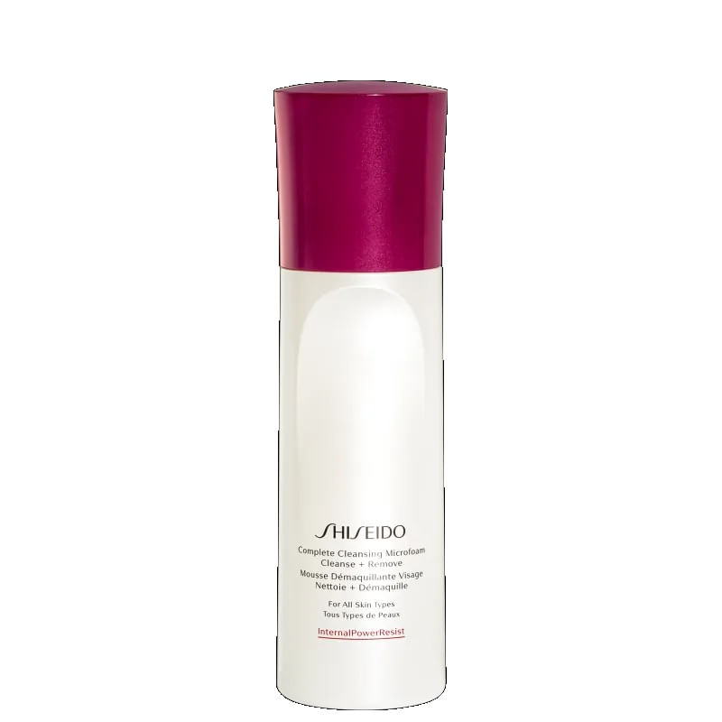 Shiseido Mousse Demaquilante Microfoam Rosto 180Ml