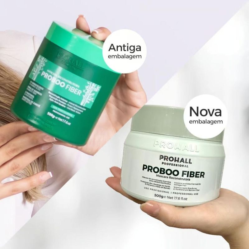 Máscara de Reconstrução Intensiva Proboo Fiber 500g - Época Cosméticos