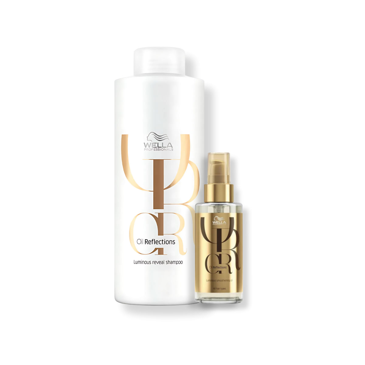 Kit com 2 Produtos: Wella-Oil Reflections Shampoo + Óleo para Cabelos Secos