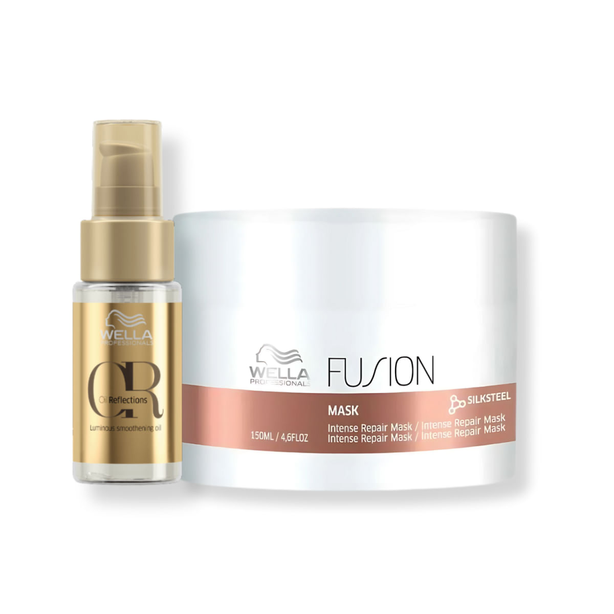 Wella Máscara Fusion 150ml + Oil Reflection 30ml