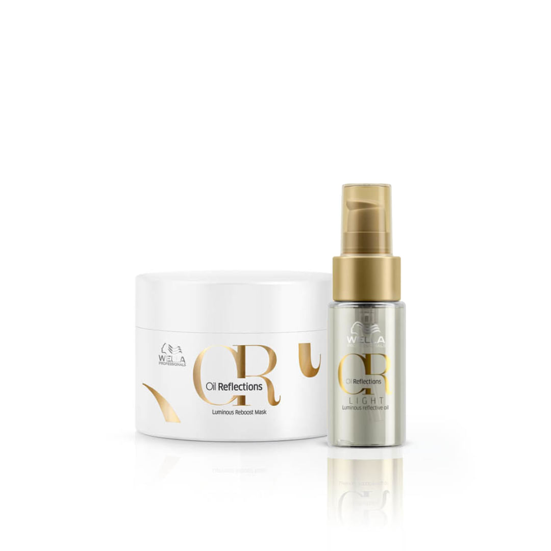 Kit Wella Máscara Oil Reflections 150g + Oil Reflections Light 30ml