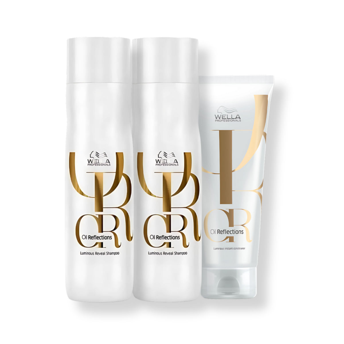 Kit Wella Oil Reflections 2x Shampoo 250ml+ Condicionador 200ml