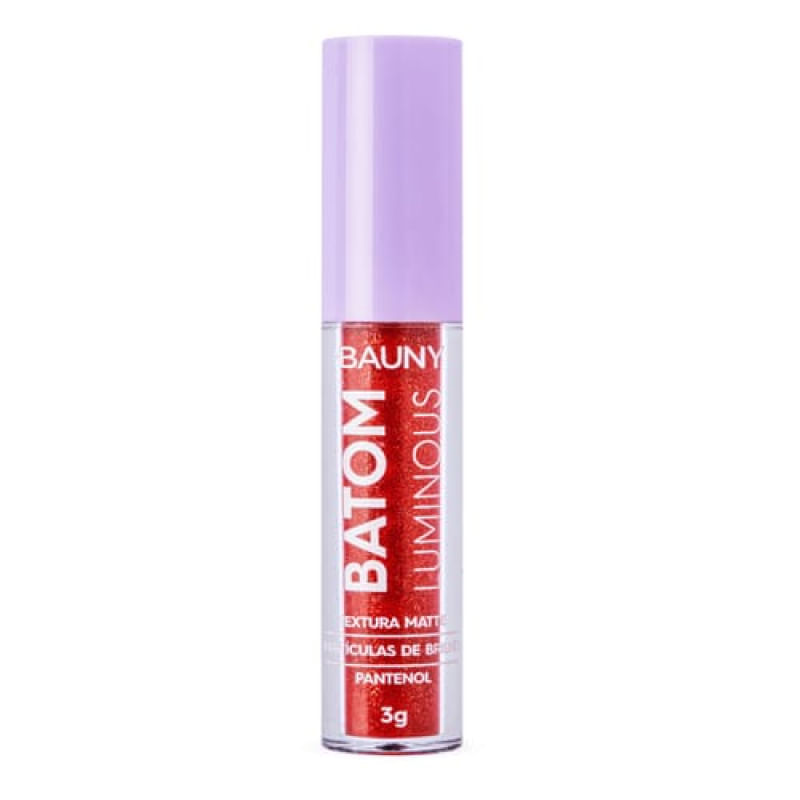 Bauny - Batom Líquido Luminous (Cherry luminous) - 3g