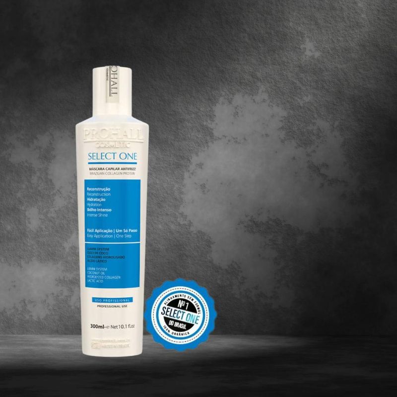 Máscara Capilar AntiFrizz e Alinhamento 300ml Select One - Época
