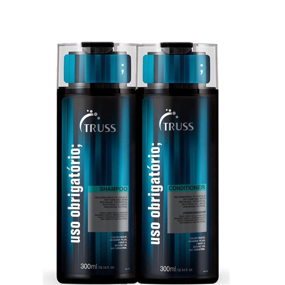 Kit Truss Uso Obrigatorio Limpeza Suave 2 Produtos