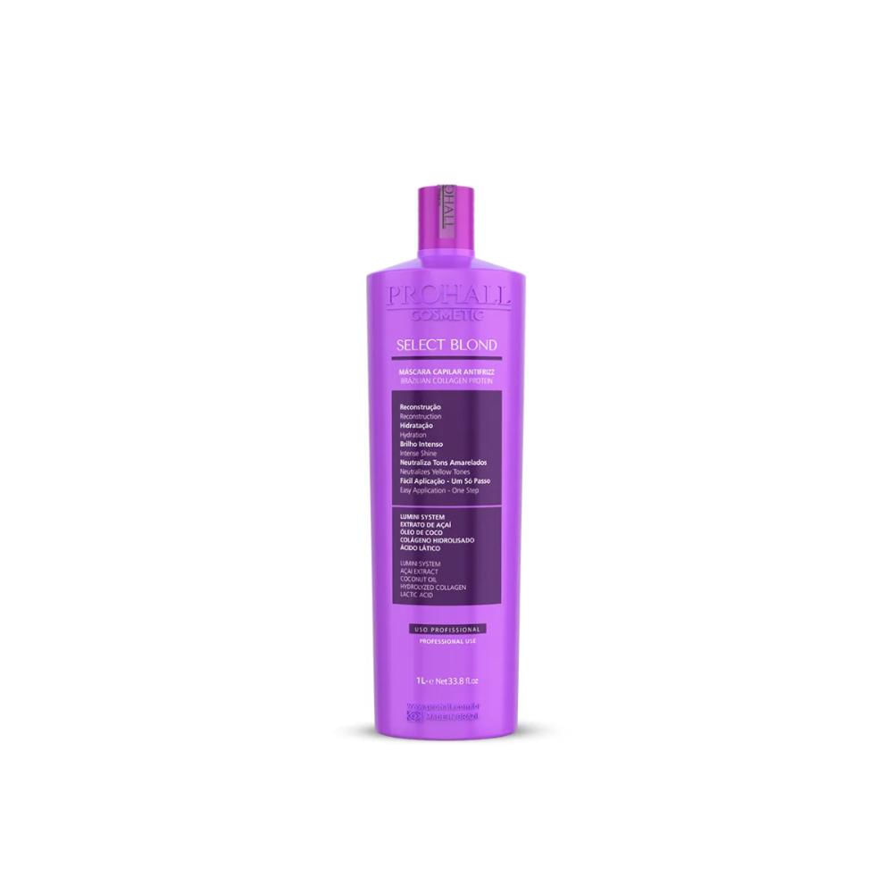 Máscara Capilar Antifrizz Select Blond Prohall Cosmetic 1L - Época