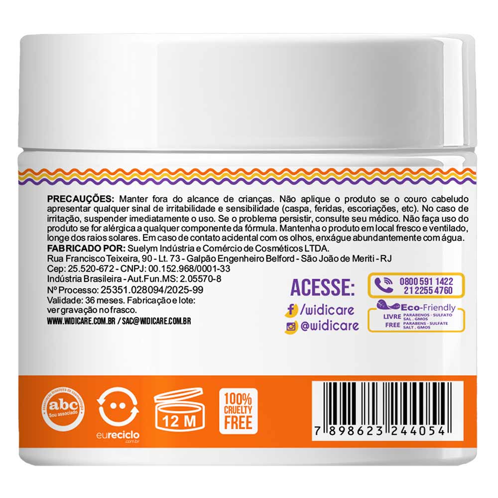 Máscara Widi Care Juba Butter Oil Fortalecedora
