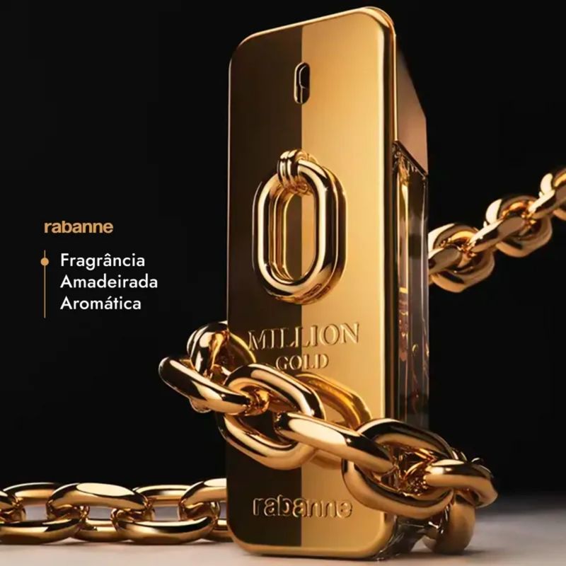 Rabanne Million Gold Edp Intense - Perfume Masculino 200ml - Época