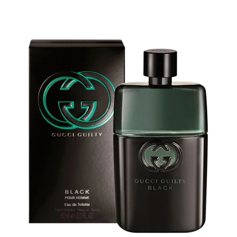 GUCCI GUILTY BLACK Ｍ　オードトワレ 90mL Gucci Guilty Black Pour Homme Edt - Perfume Masculino 90ml - Época