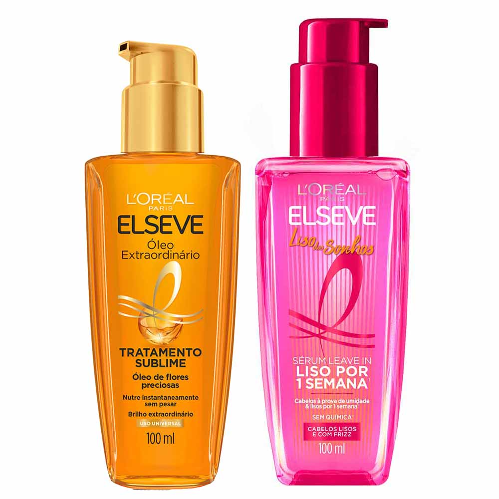 Elseve Kit - Óleo Extraordinário + Sérum Liso dos Sonhos