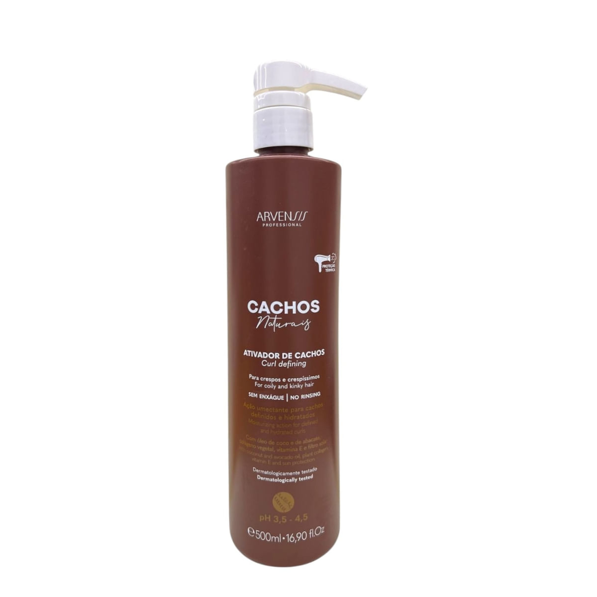 Arvensis Professional Cachos Naturais - Ativador De Cachos Crespos e Crespíssimos 500ml