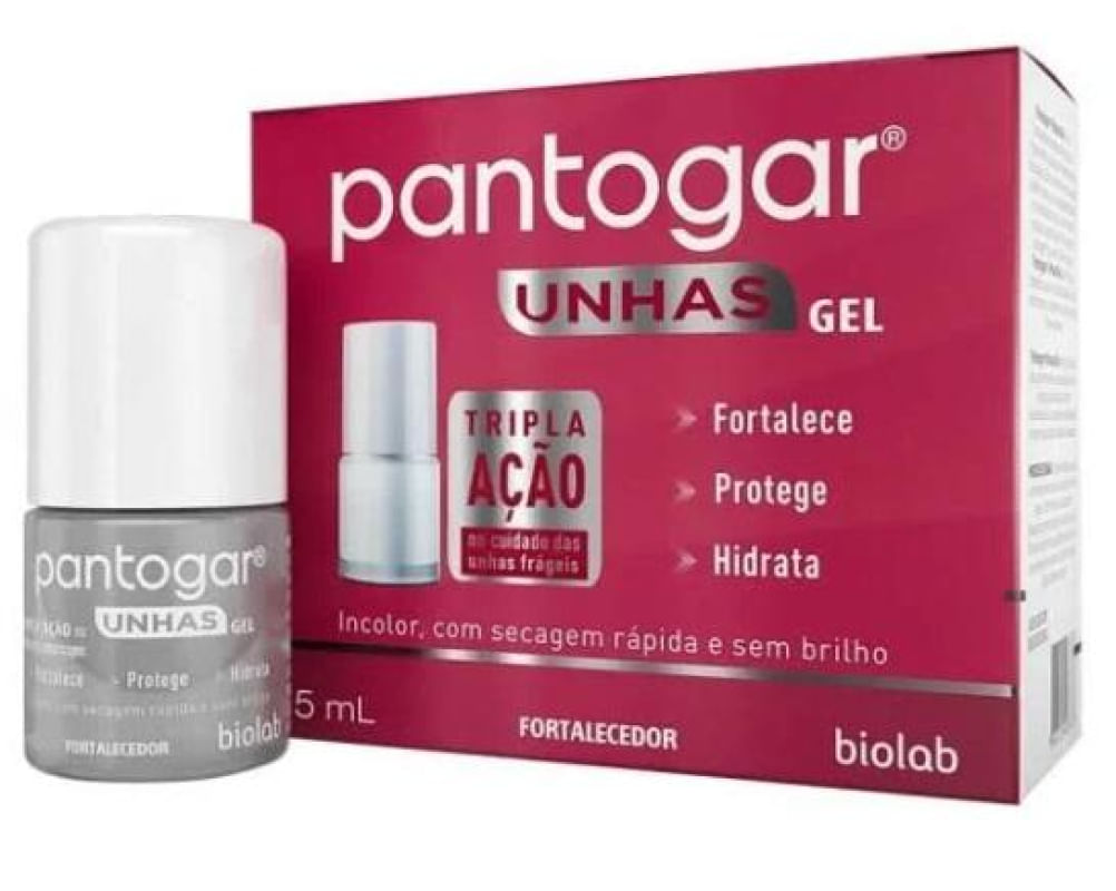 Pantogar Gel Fortalecedor de Unhas 5ml