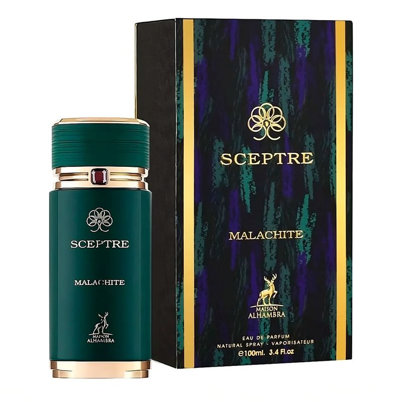 香水(男性用) Maison Alhambra Sceptre Malachite 100ml Maison Alhambra Sceptre Malachite Eau de Parfum Perfume Árabe