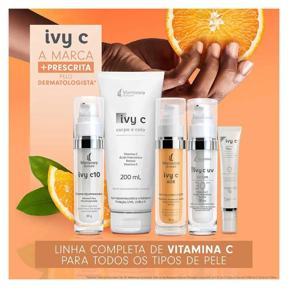 Ivy C Aox Gel Rejuvenescedor Facial Mantecorp - 30g - Época Cosméticos