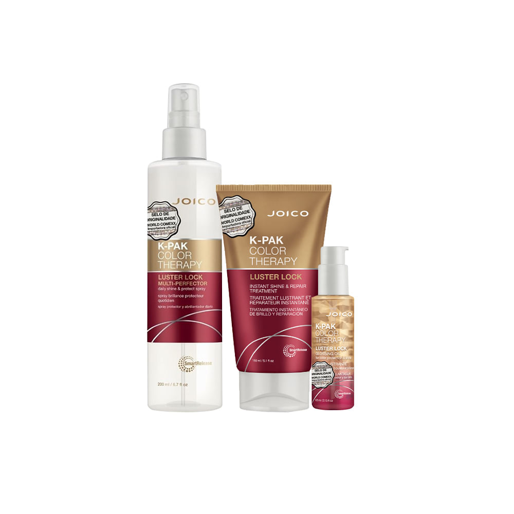 Kit Joico K-Pak Color Therapy Brilho Perfeito (3 produtos)