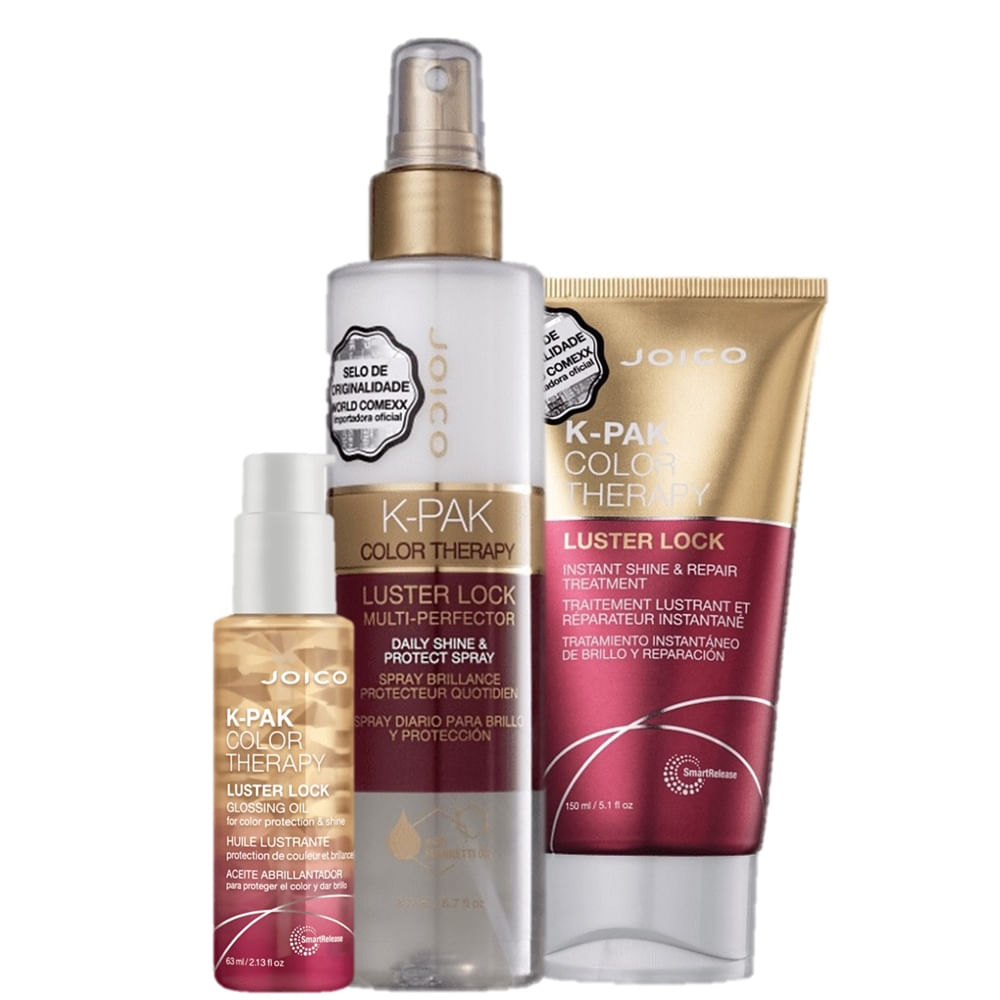 Kit Joico K-PAK Color Therapy Tratamento e Finalizacao Profunda (3 Produtos)