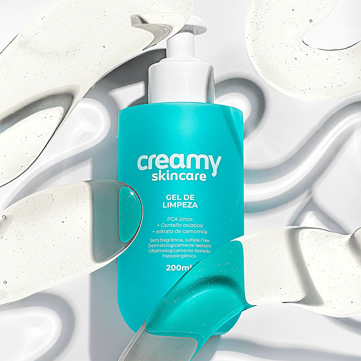 Kit Creamy Skincare Vitamina C Protetor Solar Gel de Limpeza (3