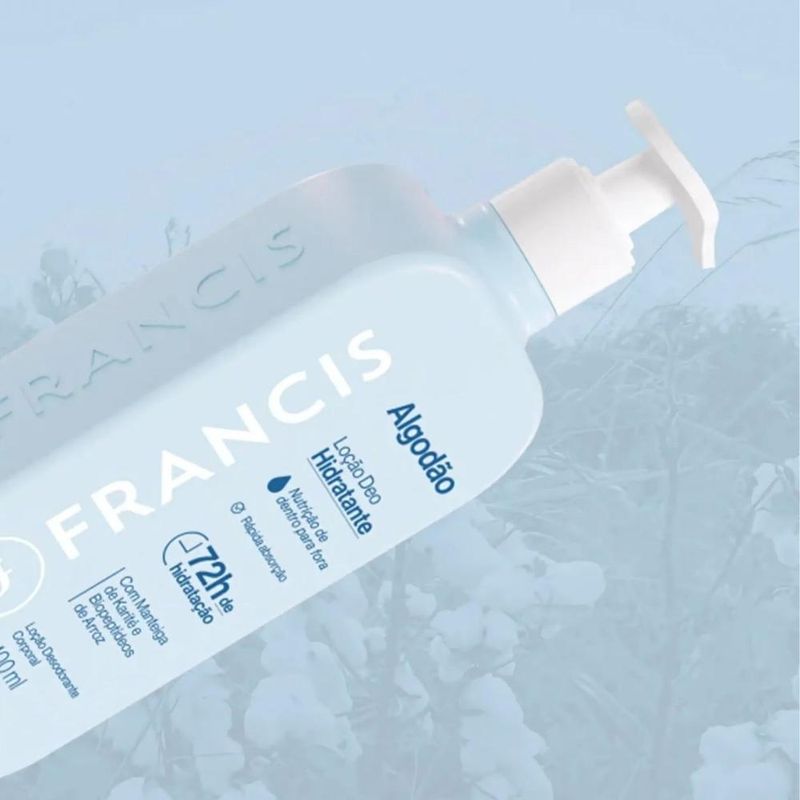 Loção Deo Hidratante Francis Algodão 400ml - Época Cosméticos