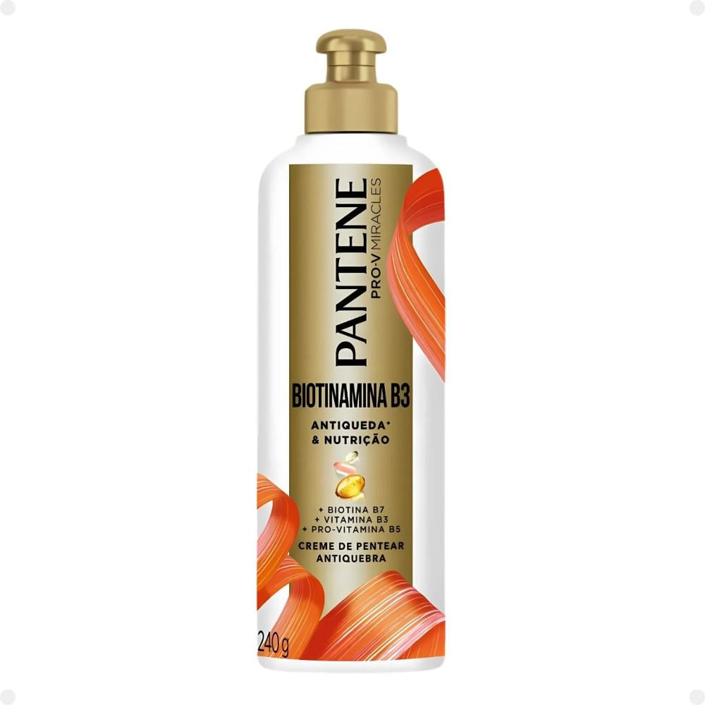 Creme de Pentear Pantene Pro-v Biotinamina B3 Antiqueda e Nutrição 240g