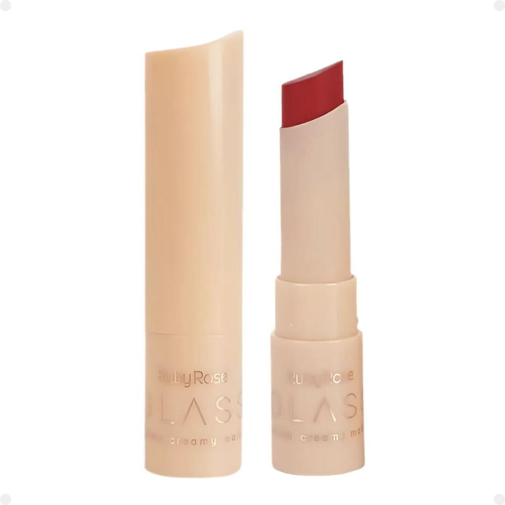 Batom Creamy Matte Ruby Rose Glass GL07 Hb-F567-7 3g