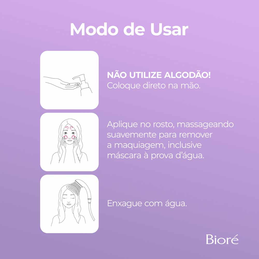 Óleo Demaquilante Facial Bioré - Cleansing Oil Refil
