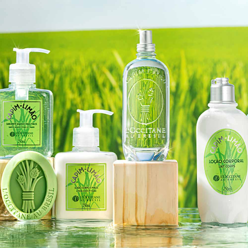 Loção Desodorante Corporal e Mãos L'Occitane au Brésil Capim-Limão