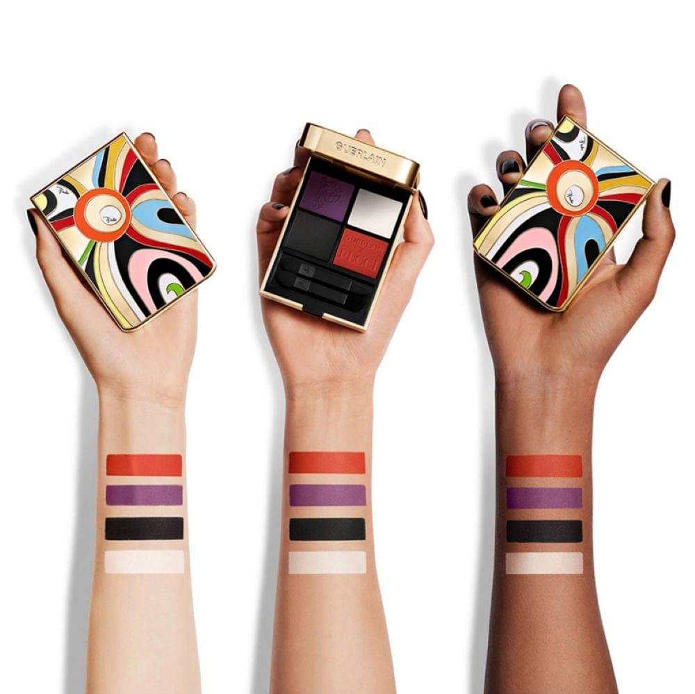 Paleta de Sombras Guerlain Ombres G X Pucci - Época Cosméticos