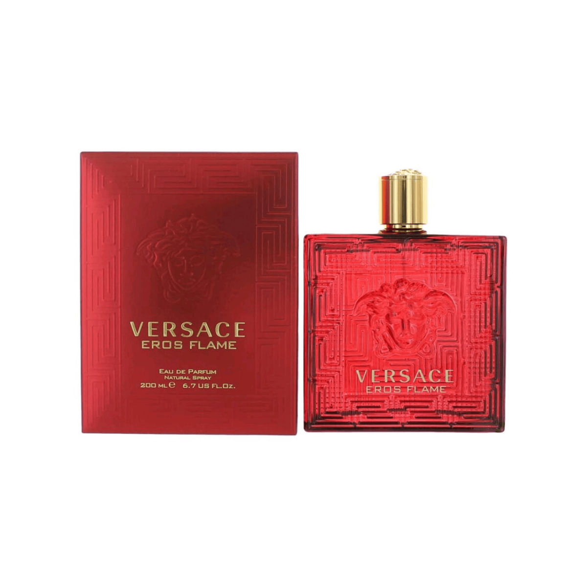 Perfume Eros Flame Versace Masculino Eau de Parfum 200ml - Época
