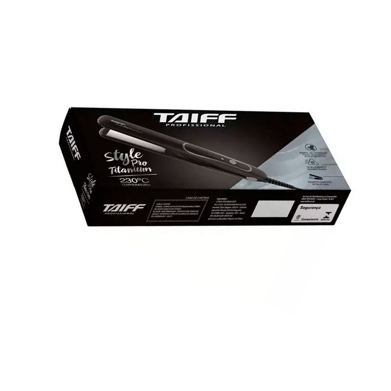 Chapinha Taiff Style Pro Titanium Bivolt - Época Cosméticos