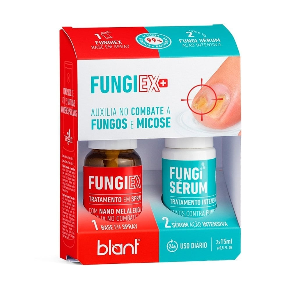 Kit Blant Fungiex+ Base Em Spray E Sérum