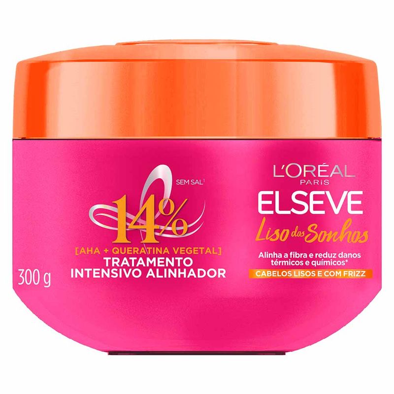 Creme de Tratamento Intensivo Elseve Liso dos Sonhos L\'Oréal Paris 300g
