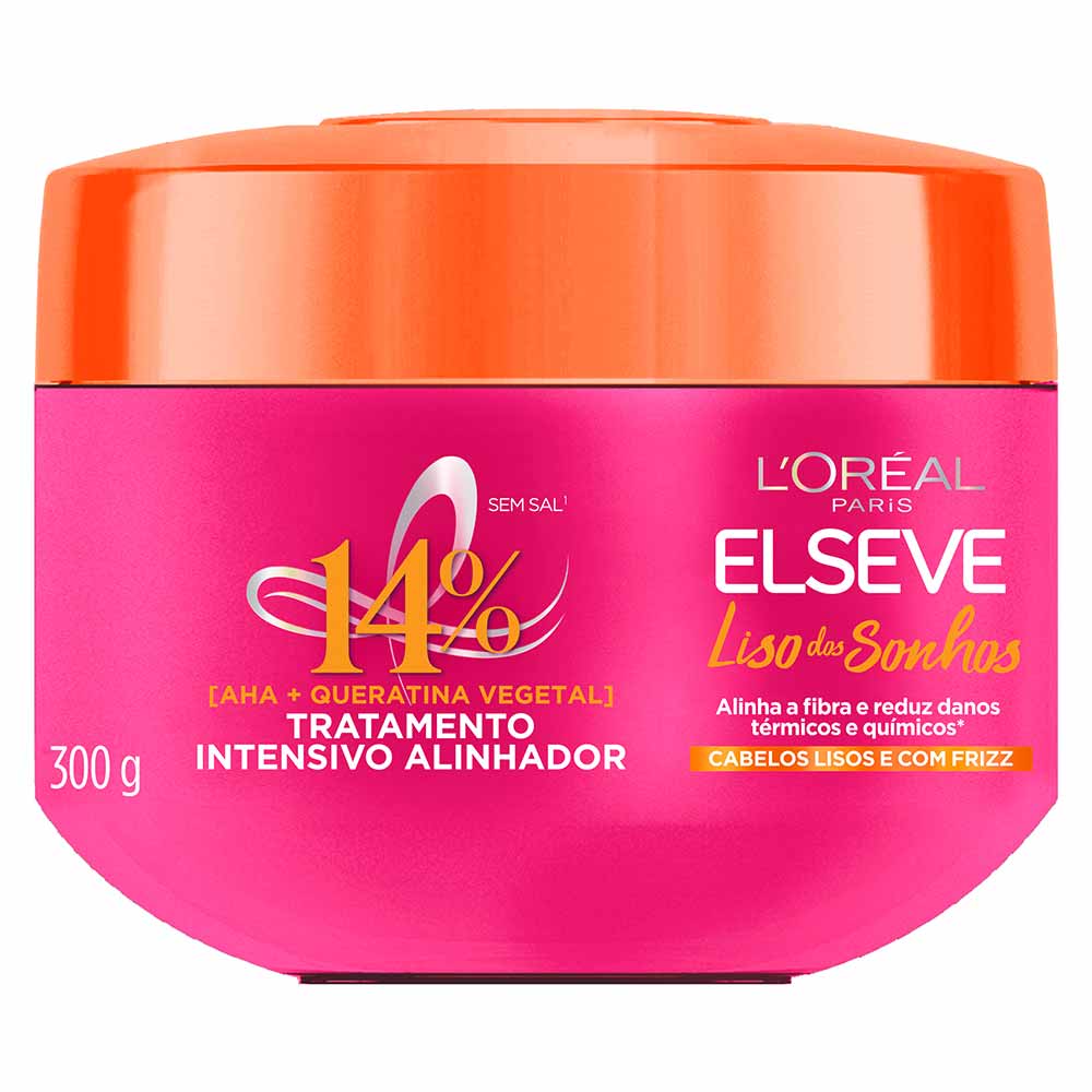 Creme de Tratamento Intensivo Elseve Liso dos Sonhos L'Oréal Paris