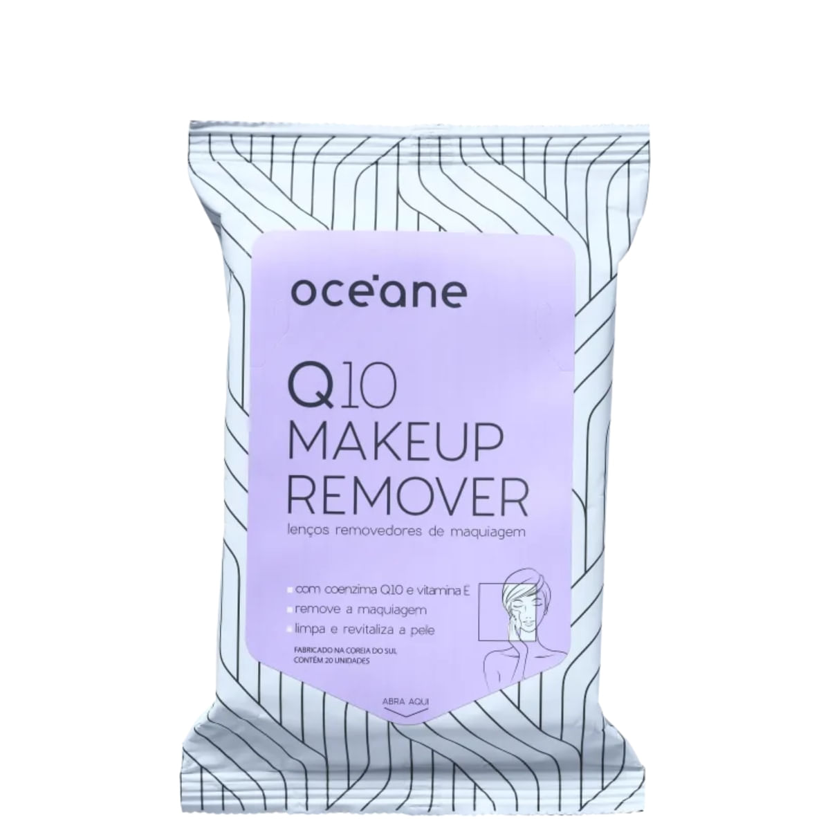Oceane Q10 Lenço Removedor 20 Unidades