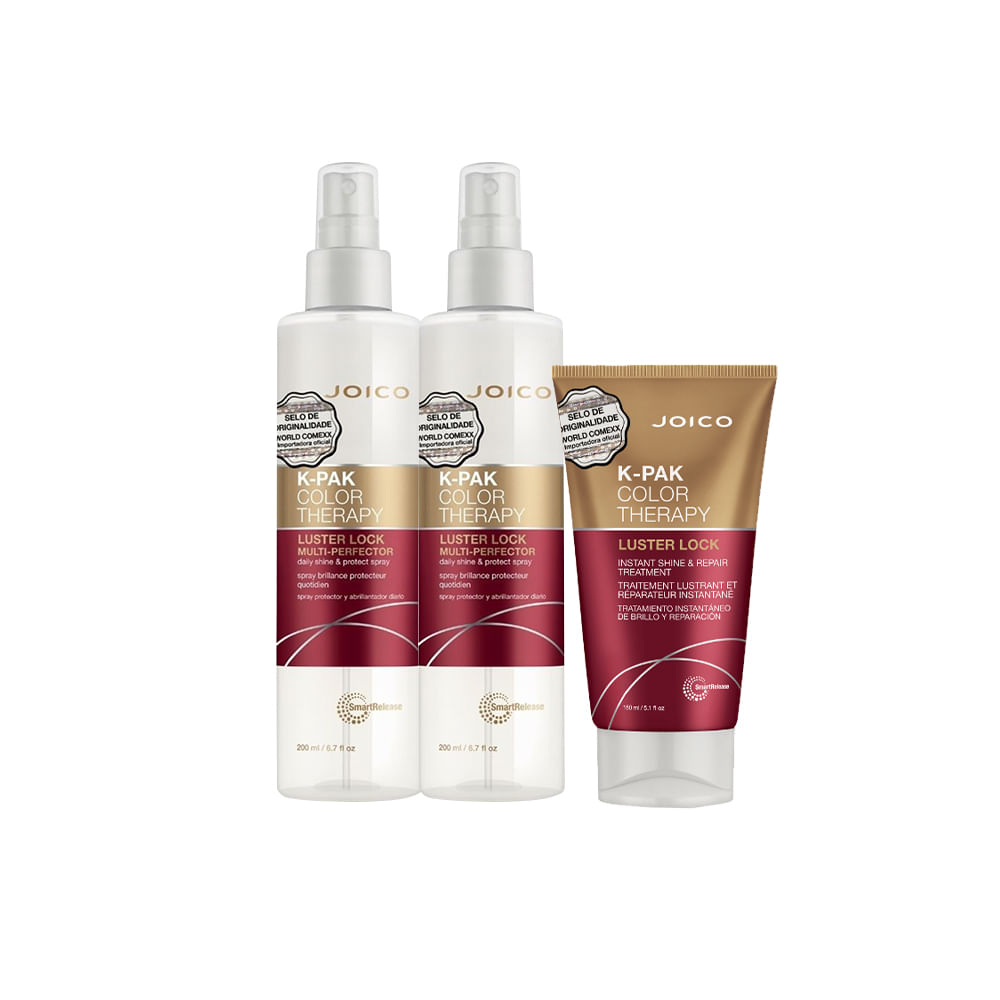 Kit Joico K-Pak Color Therapy Mais Brilho  (3 produtos)